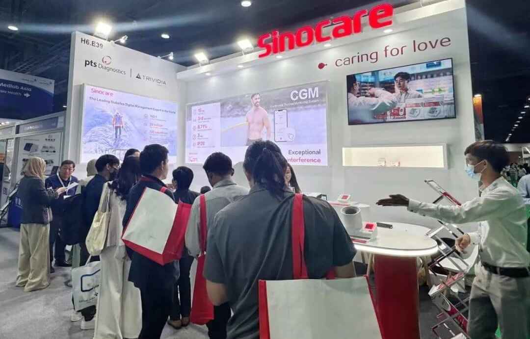 Sinocare Appeared at The Asia Health & Medlab Asia 2024 in Thailand